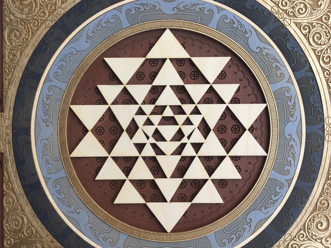 Mandala Geometría Sagrada Sri Yantra